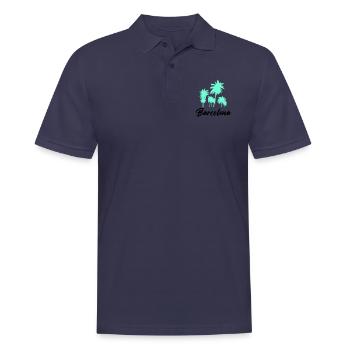 Barcelone - Polo Homme - bleu marine - Devant - Kai (181cm)