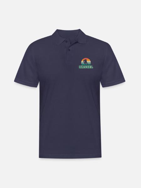 Kassel, meine Stadt! - Männer Poloshirt - Navy
