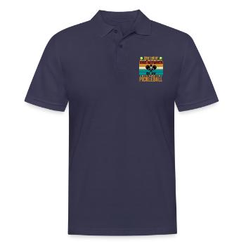 rester en dehors de la cuisine jouer au pickleball - Polo Homme - bleu marine - Devant - Kai (181cm)