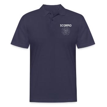 Scorpio Zodiac Vitange Skorpion Tierkreis - Männer Poloshirt - Navy - Vorne - Kai (181cm)