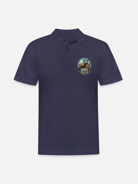 Legendär seit 1980 - Männer Poloshirt - Navy