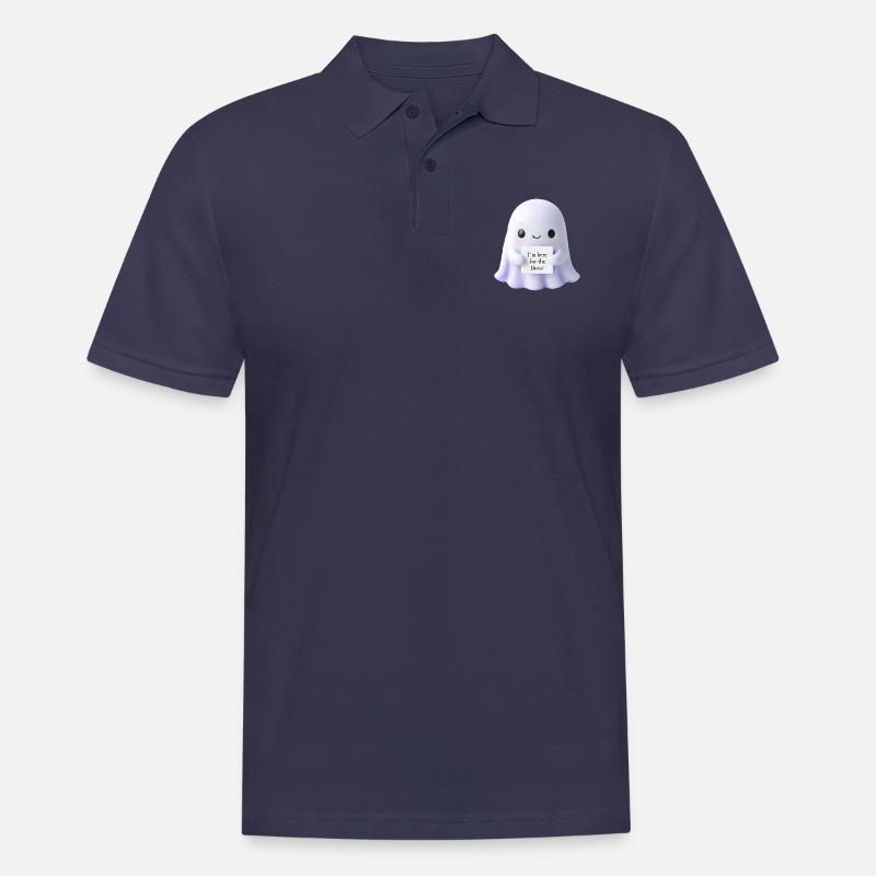 Halloween Spruch Geist Geschenkidee - Männer Poloshirt - Navy