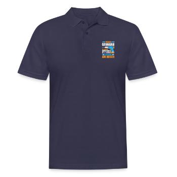 GERHARD Name Geschenk Reparatur reparieren - Männer Poloshirt - Navy - Vorne - Kai (181cm)