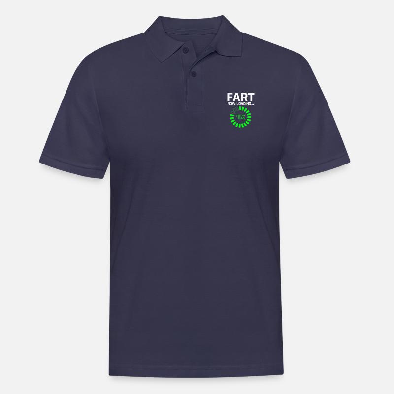 Fart Loading - Männer Poloshirt - Navy