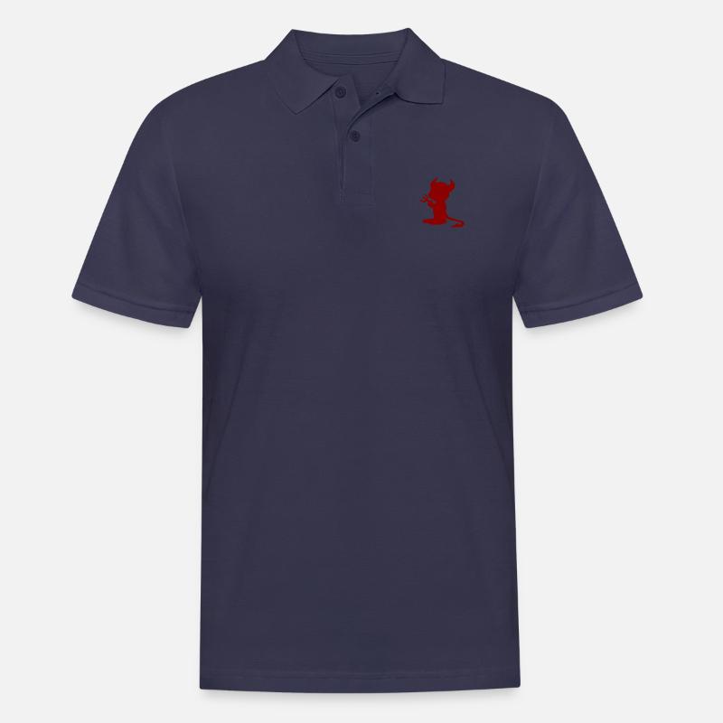 devil - Men's Polo Shirt - navy
