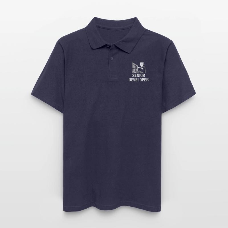 Programmierer Programmierung Informatik Computer Männer Poloshirt