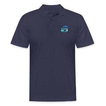 Girl Likes Scrapbooking Hobby Designer Crafting - Men's Polo Shirt - navy - Front - Kai (181cm)