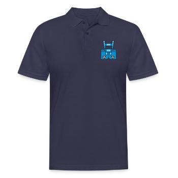 12 Lederhose Latzhose Fußball Bayern Fussball - Männer Poloshirt - Navy - Vorne - Kai (181cm)