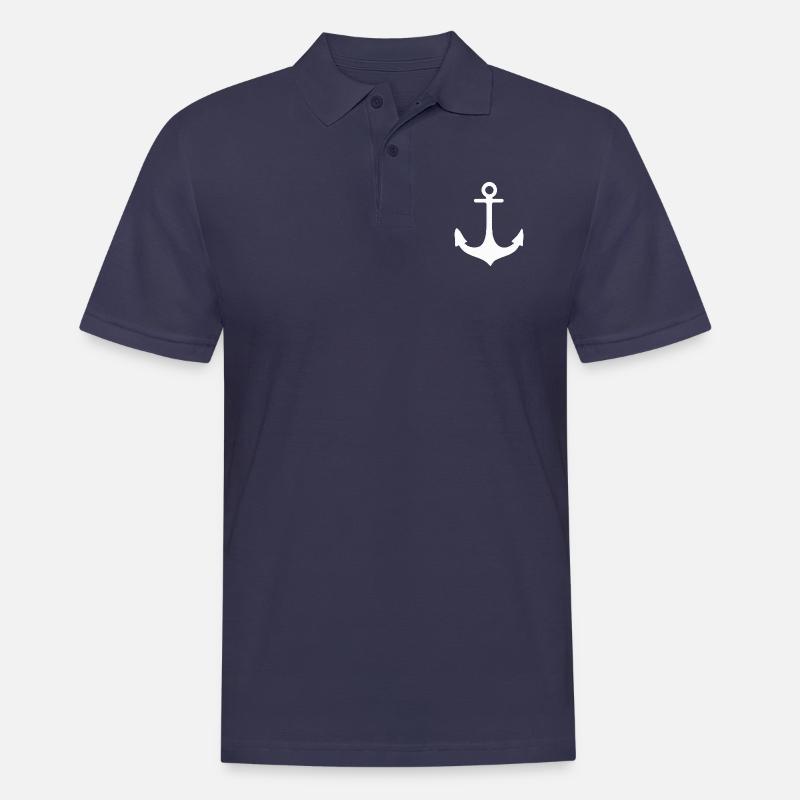 Anker - Männer Poloshirt - Navy