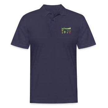 Plantilicious Gardening, dicton amusant, amoureux - Polo Homme - bleu marine - Devant - Kai (181cm)