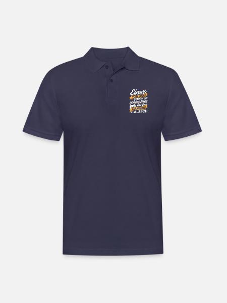 GAMER EINER VON UNS gaming - Männer Poloshirt - Navy