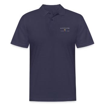Arbeit - Männer Poloshirt - Navy - Vorne - Kai (181cm)