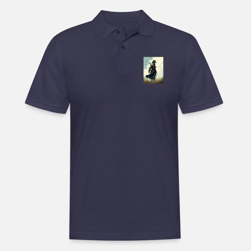 Samurai I - Männer Poloshirt - Navy