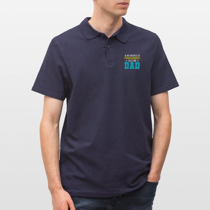 Programmierer Programmierung Informatik Computer Männer Poloshirt