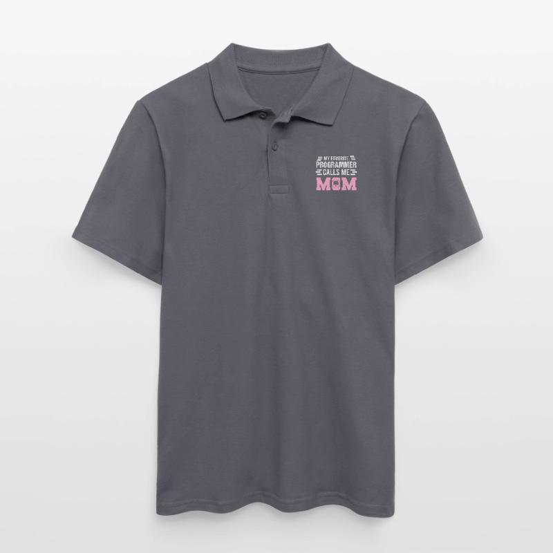 Programmierer Programmierung Informatik Computer Männer Poloshirt
