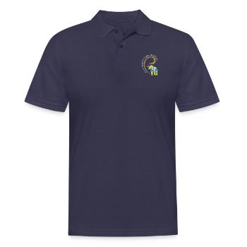 Amour sans limites éléphant LGBT Pride - Polo Homme - bleu marine - Devant - Kai (181cm)