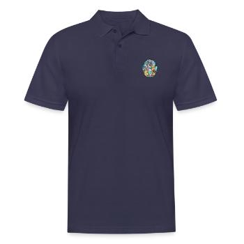 Imaginarium 03 - Polo Homme - bleu marine - Devant - Kai (181cm)