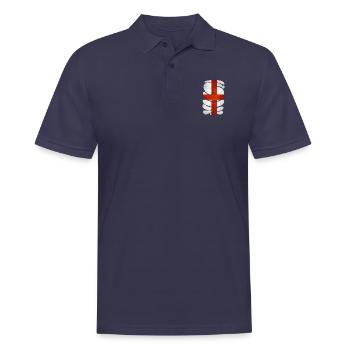 Angleterre Royaume-Uni Londres Anglais britannique Royaume-Uni - Polo Homme - bleu marine - Devant - Kai (181cm)