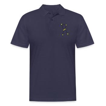 Sternbild Orion - Männer Poloshirt - Navy - Vorne - Kai (181cm)