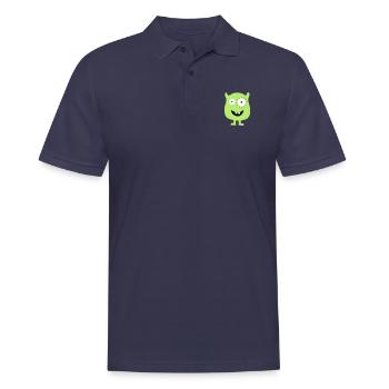 Monster - Männer Poloshirt - Navy - Vorne - Kai (181cm)