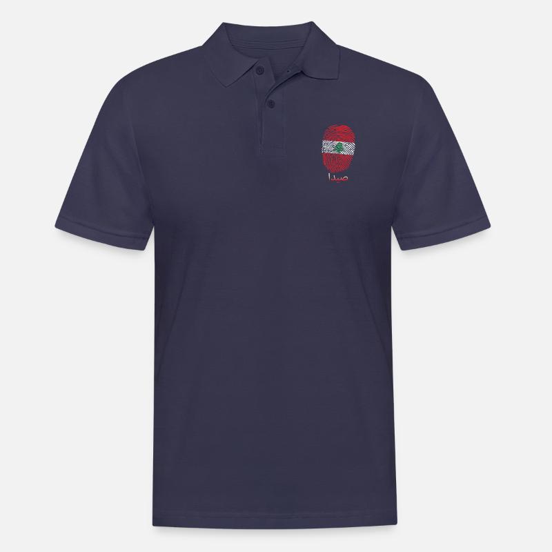 SIDON Libanese Libanon Libanesin Libanesisch - Männer Poloshirt - Navy