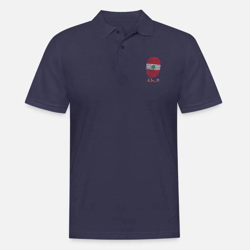 NABATÄA Libanese Libanon Libanesin Libanesisch - Männer Poloshirt - Navy