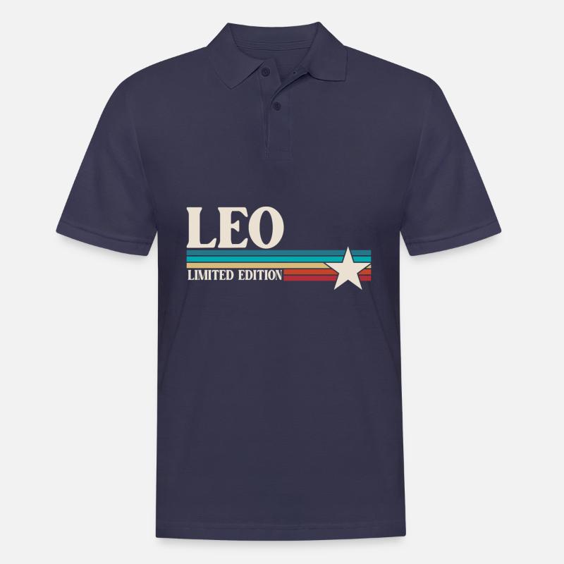 Sternzeichen Löwe - Männer Poloshirt - Navy