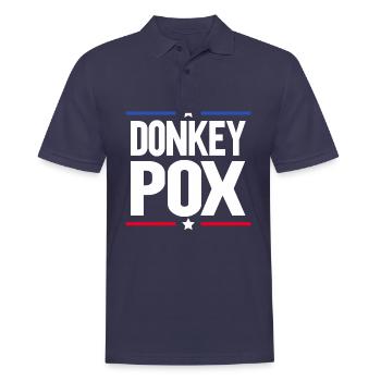 Donkey Pox - Männer Poloshirt - Navy - Vorne - Kai (181cm)