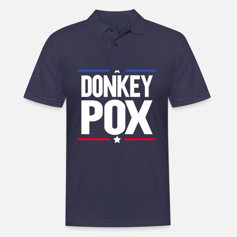 Donkey Pox - Männer Poloshirt - Navy