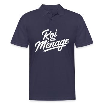 Roi du ménage - Polo Homme - bleu marine - Devant - Kai (181cm)
