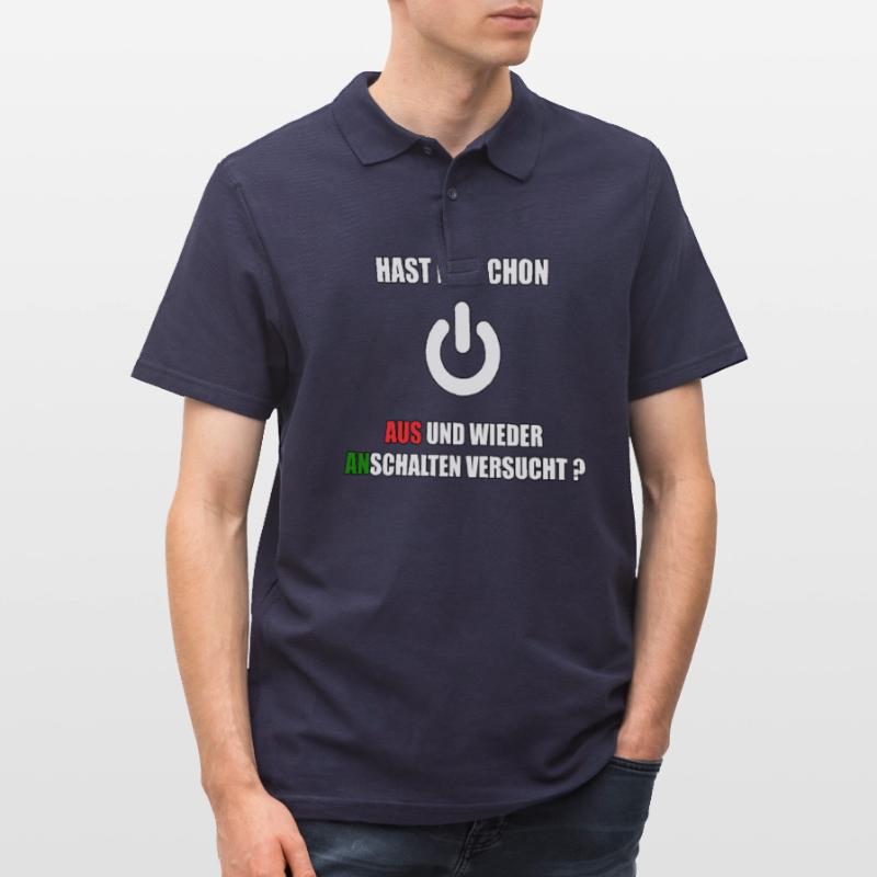 Witziges Informatik Student Coder Programmierer Männer Poloshirt