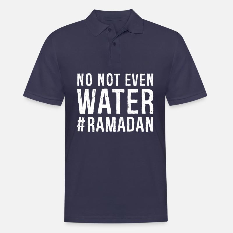 Nein nicht einmal Wasser Ramadan - Männer Poloshirt - Navy