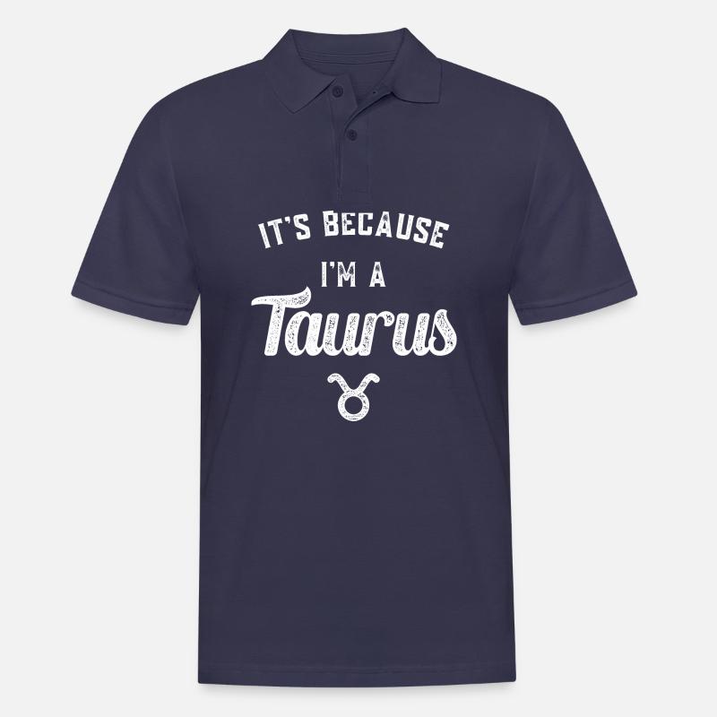 Sternzeichen Stier - Männer Poloshirt - Navy