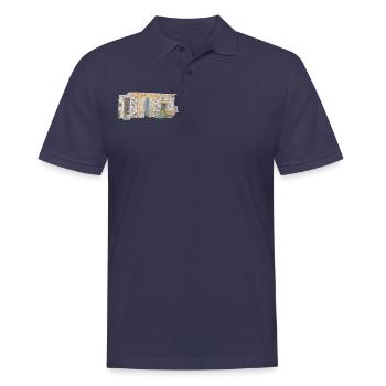 Eifel Outdoor Nationalpark Wandern Heimat Landlieb - Männer Poloshirt - Navy - Vorne - Kai (181cm)