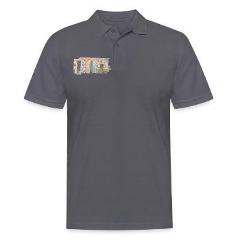 Parc national en plein air de l’Eifel Randonnée Heimat Landlieb - Polo Homme - charbon - Devant - Nico (186cm)