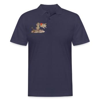 Puppenbrunnen Erkelenz, 41812 Kreis Heinsberg, NRW - Men's Polo Shirt - navy - Front - Kai (181cm)