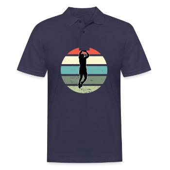 Basketball Athletes Basketball Retro Club Sports - Men's Polo Shirt - navy - Front - Kai (181cm)