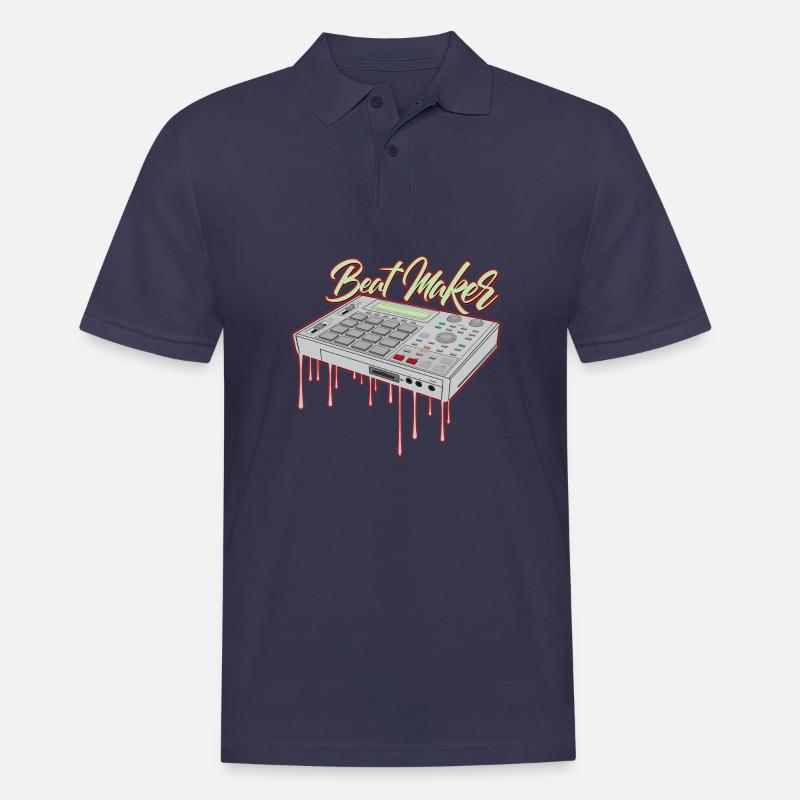 Beatmaker - Männer Poloshirt - Navy