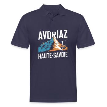 Avoriaz - Haute-Savoie - Polo Homme - bleu marine - Devant - Kai (181cm)