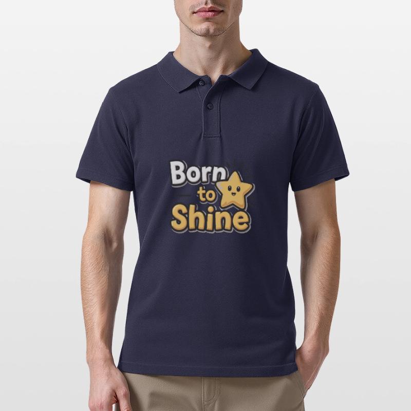 Né pour briller – Strahlender Stern Polo Homme