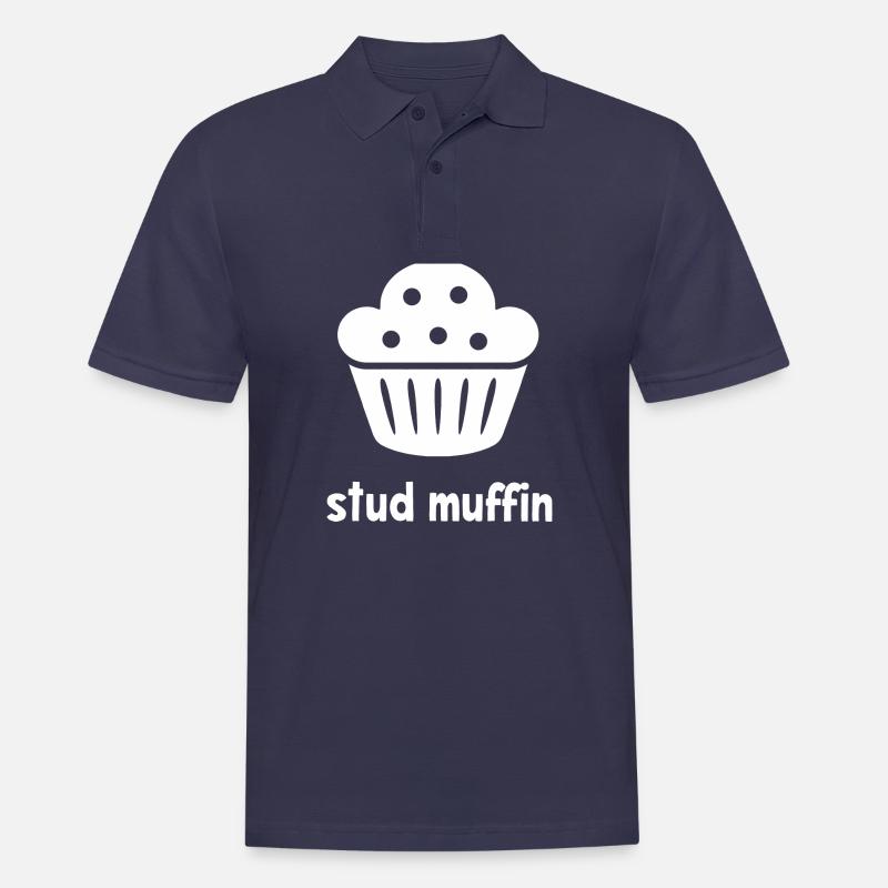 Stud Muffin - Männer Poloshirt - Navy