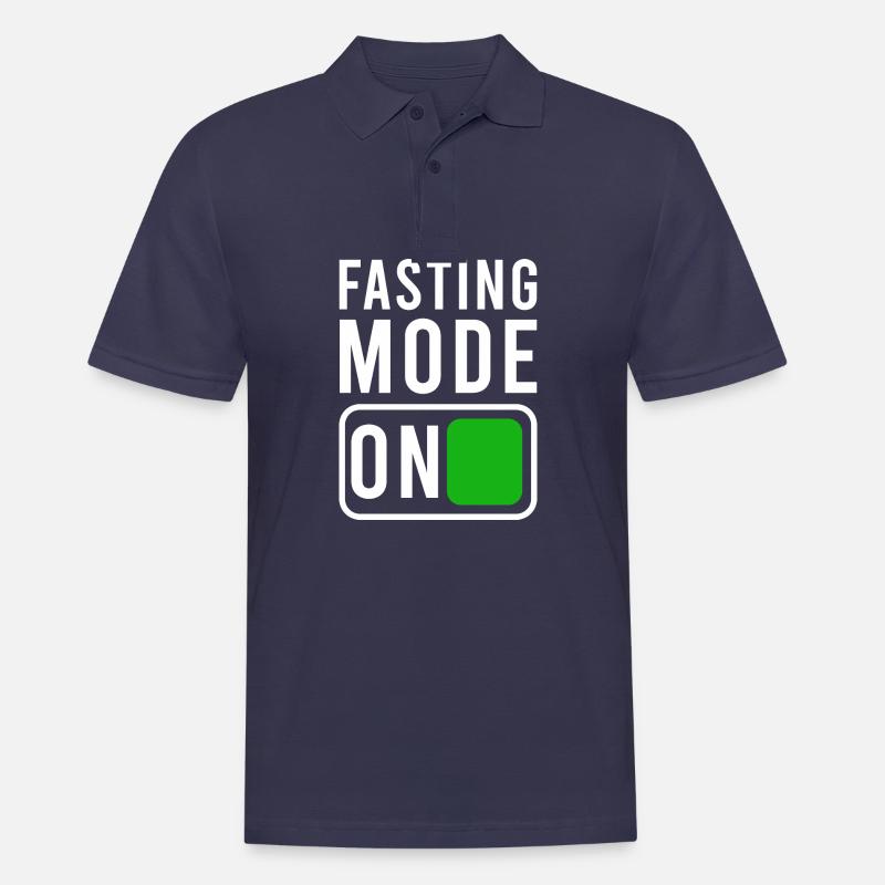 Fastenmodus An Ramadan - Männer Poloshirt - Navy