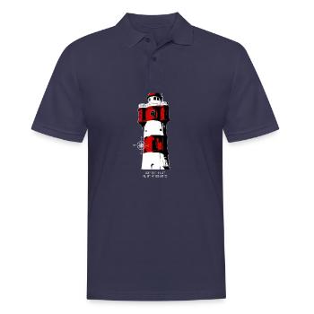 Phare Roter Sand2 - Polo Homme - bleu marine - Devant - Kai (181cm)
