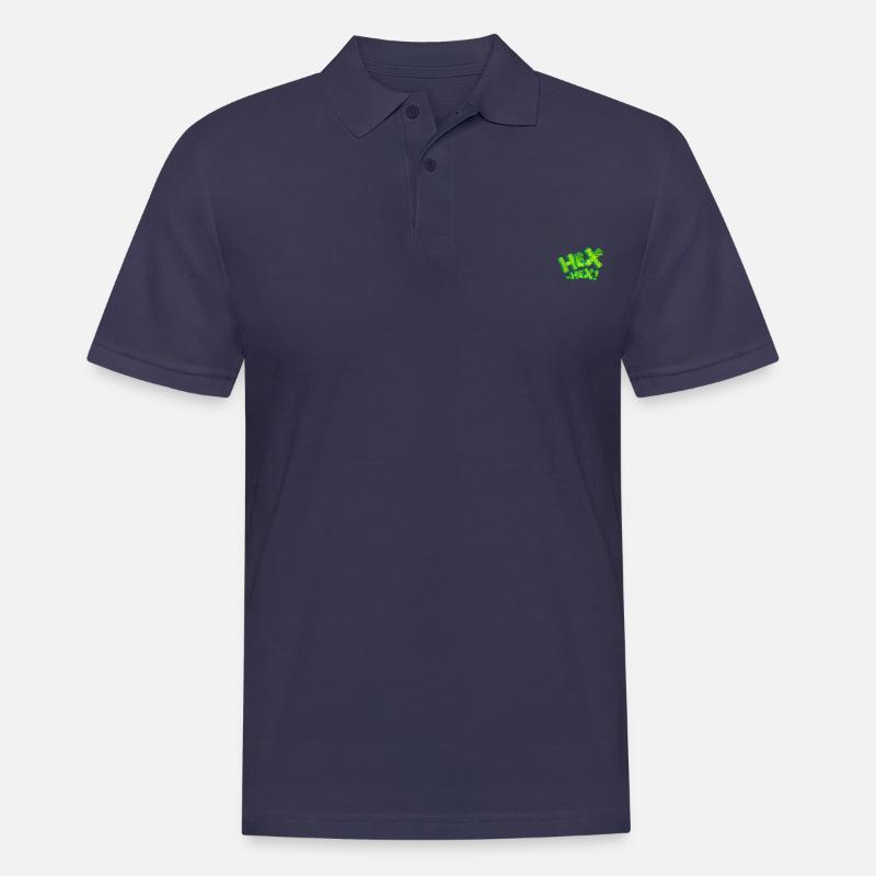 Bibi Blocksberg Hex Hex Grün Stick - Männer Poloshirt - Navy