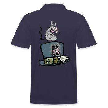 Drôles d’animaux, Rats, Rat, Rongeurs, Souris, Souris - Polo Homme - bleu marine - Dos - Kai (181cm)