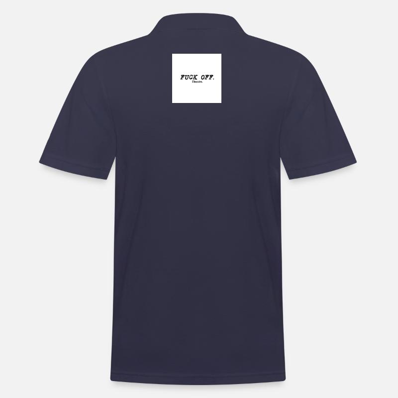 Fuck OFF hell - Männer Poloshirt - Navy