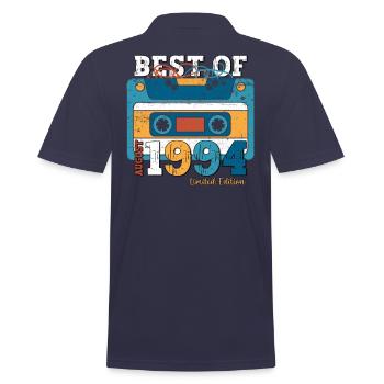 Cassette 1994 30e anniversaire Original août 1994. - Polo Homme - bleu marine - Dos - Kai (181cm)