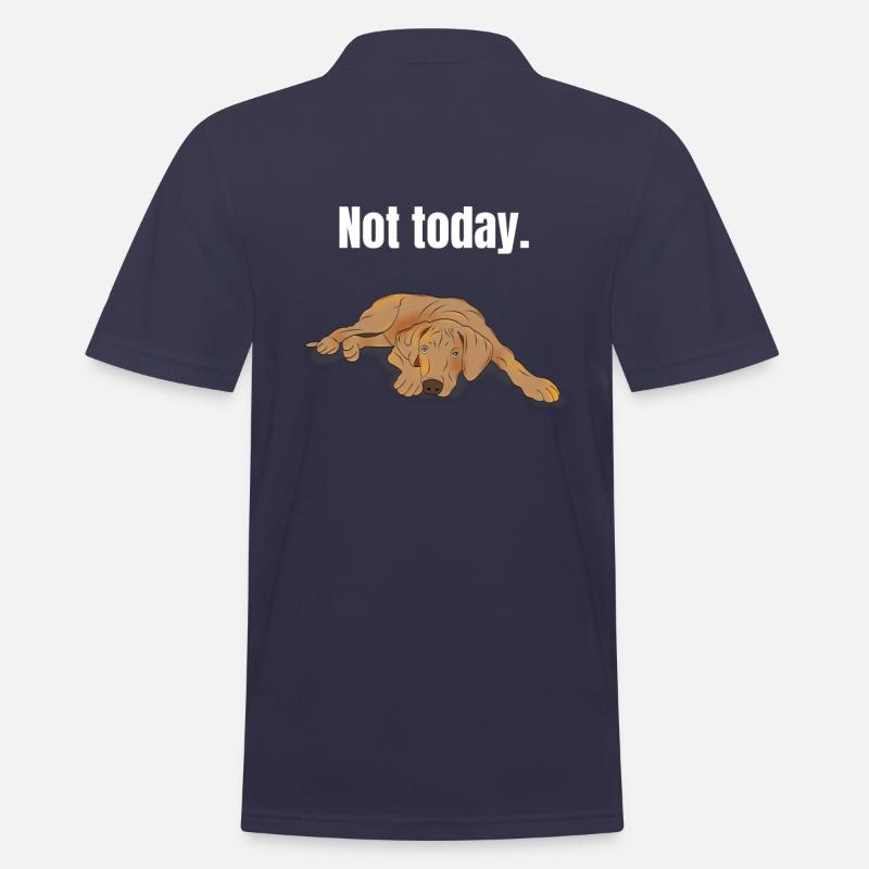 Rhodesian Ridgeback Geschenk - Männer Poloshirt - Navy