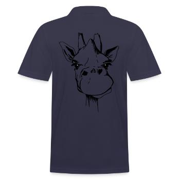 Girafe je - Polo Homme - bleu marine - Dos - Kai (181cm)