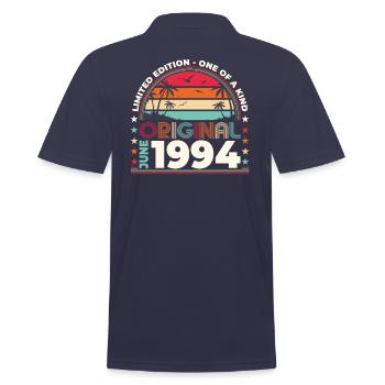 Original juin 1994 Né en 1994 30e anniversaire 94 - Polo Homme - bleu marine - Dos - Kai (181cm)